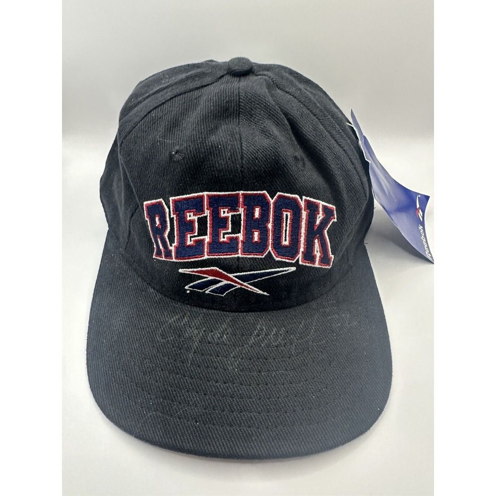 Vintage‎ 90s Reebok Hat Embroidered Magic Snapback Cap Adjustable OSFA Autograph